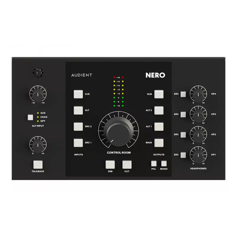 Audient NERO - kuulamismonitori kontroller