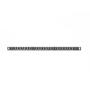 LANBERG PPS5-0024-B 24-pordine CAT5e jaotusplaat, metallist, 0,5U, 445×99×22,3 mm, must