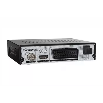 Maapealne HD digitaaltelevisiooni tuuner WIWA H.265 PRO DVB-T/DVB-T2 — Full HD, H.265, HDMI, SCART, USB, salvestamine