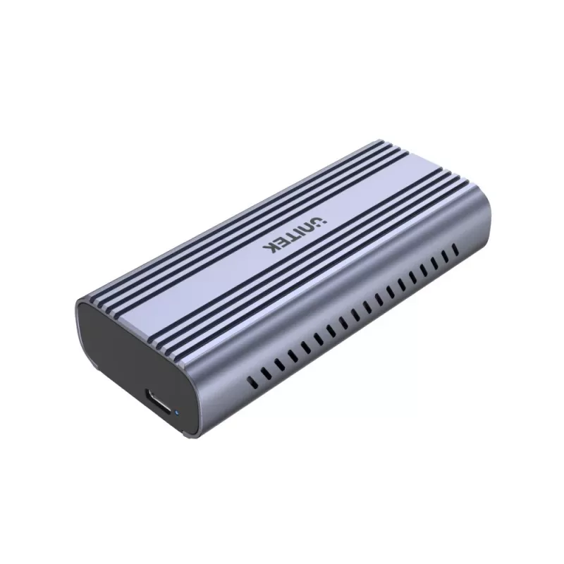 SSD-korpus Unitek SolidForce Reefer Hall — M.2 NVMe PCIe, USB‑C 10 Gbit/s, alumiinium, 1 draiv