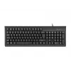 Juhtmega täissuuruses NATEC Moray ES klaviatuur USB-ga, hispaania QWERTY, 105 klahvi, ID-kaardilugeja, 1,5 m kaabel, must