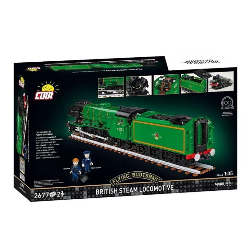 Cobi Building Blocks Train Flying Scotsman mudel COBI-6292 mõõtkavas 1:48, ehituskomplekt