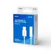 USB Type-C (M) – 3,5 mm pesa (F) heliadapter valge SAVIO AK-52