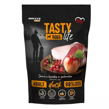 BIOFEED Tasty Dogs Life Duck - märg koeratoit - 150g
