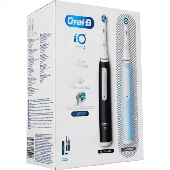 Elektriline hambahari BRAUN Oral-B iO Series 3N — must/sinine, 2 käepidet