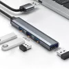 USB-jaotur QOLTEC 53793 — USB 3.0 sisend, 3× USB 2.0 porti