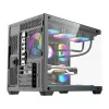 Arvutikorpus DarkFlash B275 PRO (must) koos 6 kaasasoleva jahutusventilaatoriga