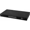 PULSAR SF116 võrgulüliti hallatav Kiire Ethernet (10/100) Power over Ethernet (PoE) 1U Must