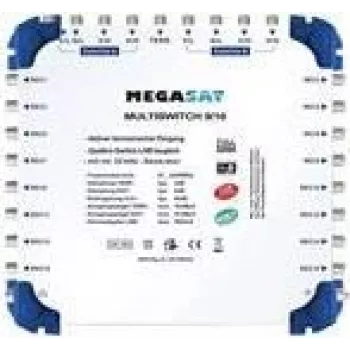 Satelliit-multilüliti Megasat 0600153 9 sisendit 16 väljundit