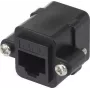 Renkforce RJ45 võrguadapter CAT 6 [1x RJ45-pistikupesa - 1x RJ45-pistikupesa] Must (RF-4712202)
