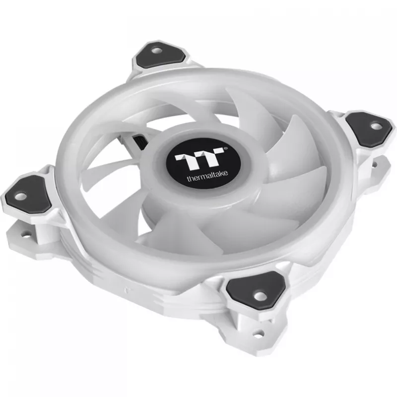 Thermaltake Riing Quad 12 ARGB 120 mm korpuse ventilaatorid, 3 tk, valge