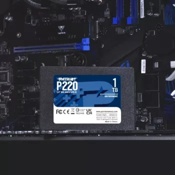 2,5-tolline SATA III SSD PATRIOT P220 1 TB — 550/500 MB/s, 50k IOPS, 7 mm