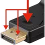 Goobay DisplayPort-VGA-adapter 1.1, 0,15 m (60606)