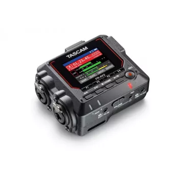 Kaasaskantav helisalvesti Tascam FR2-AV — 2 raja, 2 XLR kombosisendit, USB-C liides, 48–192 kHz, 24/32-bitine, microSD kuni 512 GB