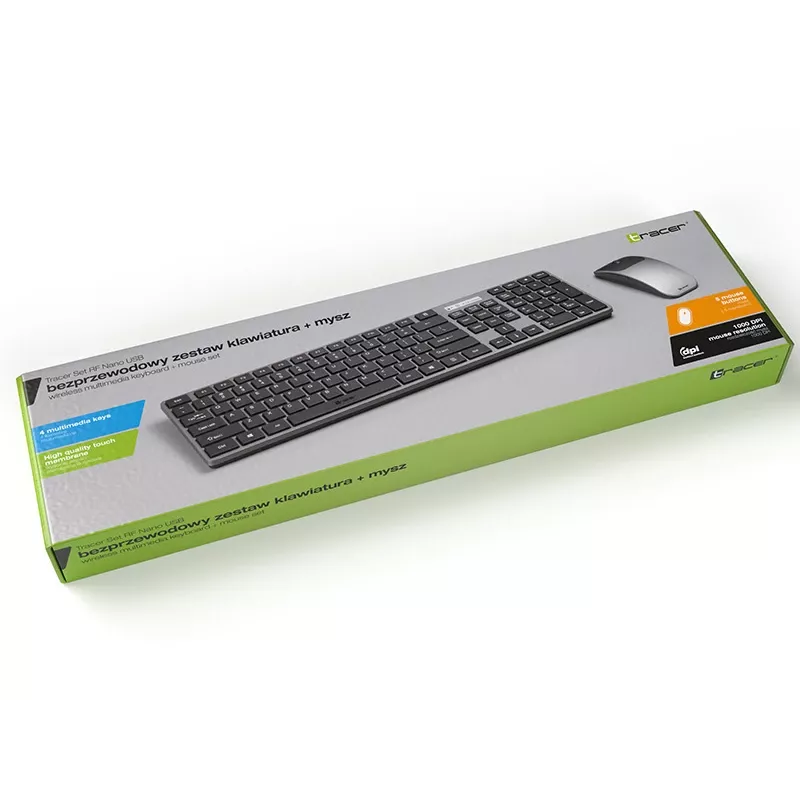 Tracer SET TRAKLA46773 klaviatuur RF Nano Wireless