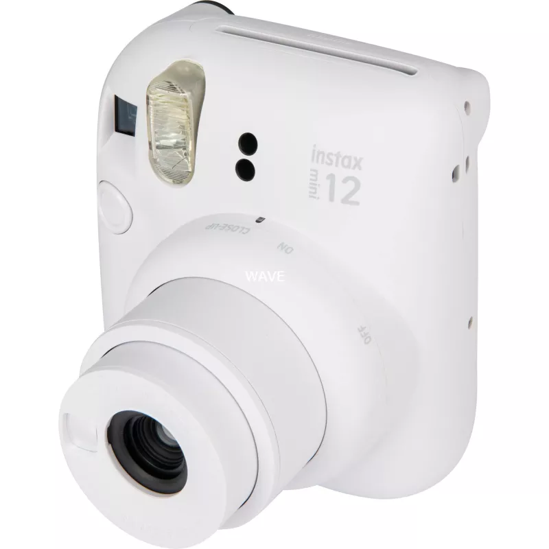 Hetkkamera Fujifilm Instax Mini 12 Valge — 86×54 mm prindid, 60 mm fookuskaugus, AA patarei