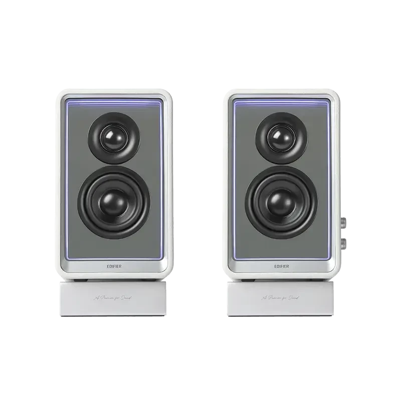 Edifier Desktop Active Monitor koos GaN laadijaga | QR65 | 70 W | Bluetooth | Valge | Juhtmevaba ühendus