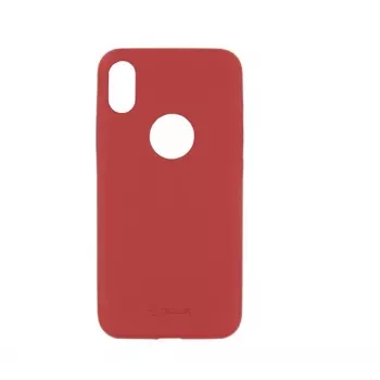 Telefonikate Tellur Cover Slim iPhone X/XS jaoks — sünteetiline nahk, punane