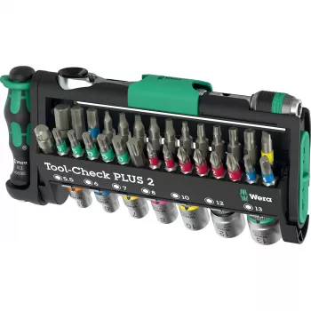 Wera Tool-Check Plus 2 mini põrkmehhanism, padrun ja otsakud, 39 osa (05049056001)