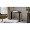 Desk cama meble MOON elektriline kõrgusreguleeritav sirge laud 1210×670 mm must/antratsiit