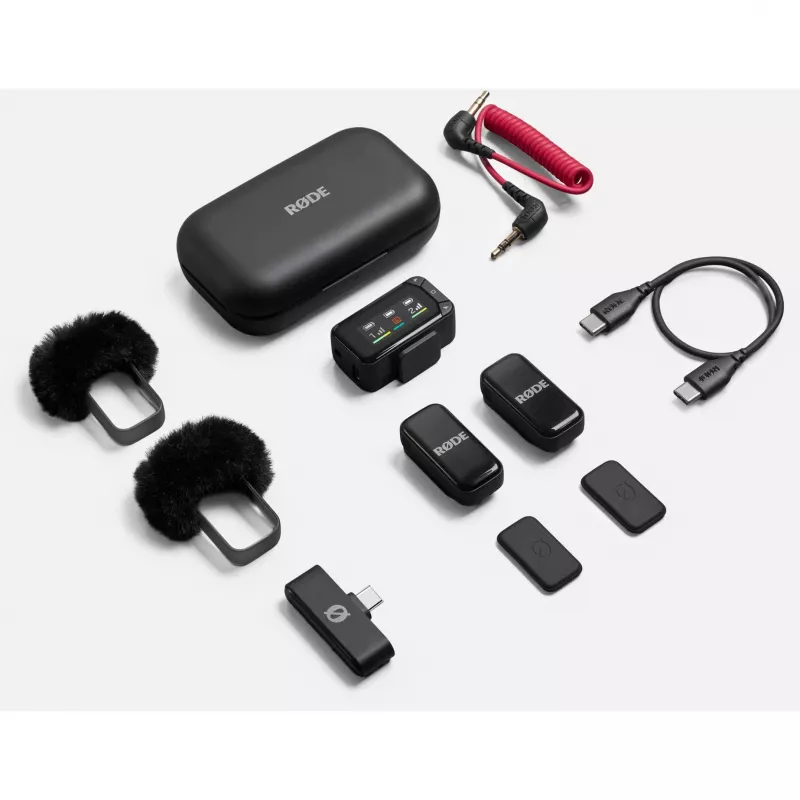 Juhtmevaba lavaliermikrofoni komplekt Rode Wireless Micro Camera Kit, juhtmevaba saatja ja vastuvõtjaga