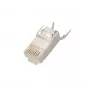 RJ45 pistik Extralink CAT6A FTP 8P8C, läbipaistev, isane/emane, 1 tk