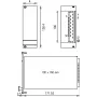 SCHROFF esipaneel PSM-ile - FRONTPL.HF PSU PSM 3HE 10TE (21005477)