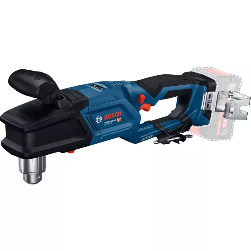 Juhtmeta nurkpuur GRD 18V-127 Professional solo, 18V (sinine/must, ilma aku ja laadijata)