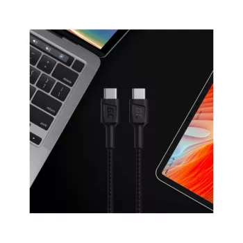 Green Cell KABGC30 USB-kaabel USB 2.0 1.2 m USB-C Must