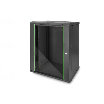 DIGITUS Dynamic Basic DN-19 16-U-EC-SW - Kapp - võrgukapp - sobib seinakinnituseks - RAL 9005 - 16U - 48,3 cm (19 inch)