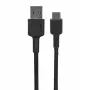 USB-A–USB-C kaabel AUKEY CB-CD30 0,9 m – must, punutud, USB PD 3.0, 0,48 Gbit/s