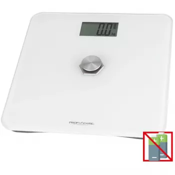 Elektrooniline isiklik kaal Profi-Care PC-PW 3112 – kandevõime 180 kg, täpsus 100 g, 310×310×44 mm, LCD-ekraan