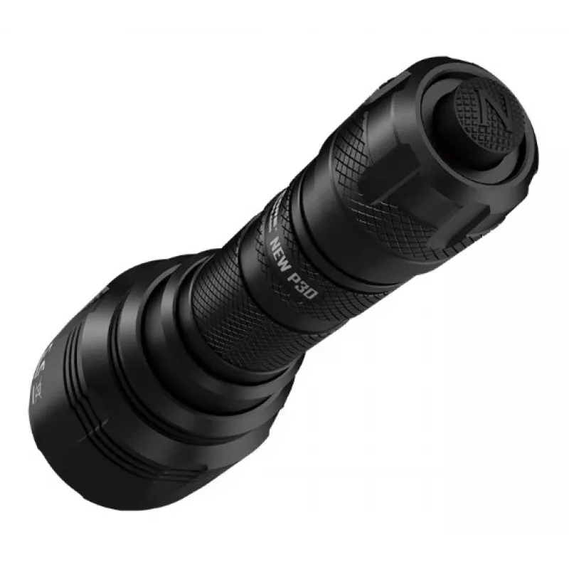 Jahitaskulamp Nitecore NEW P30 — 1000 lm, 5000 mAh, USB-laetav, IP68, alumiinium, 155,5 mm, 158,5 g