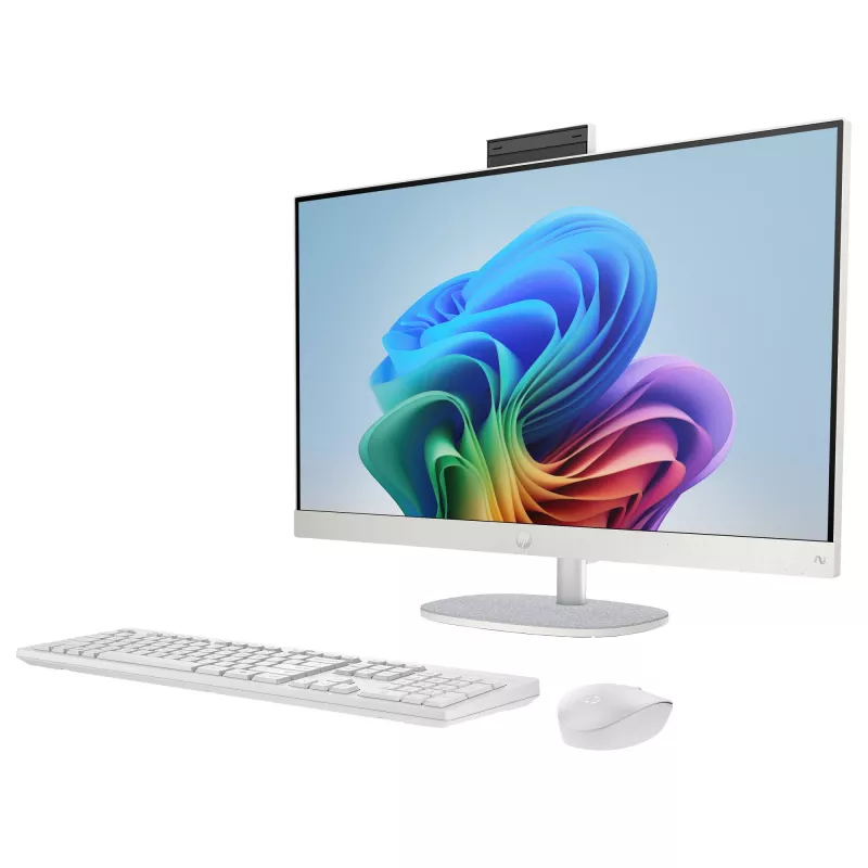 HP All-in-One PC (Complete Solution) 27-ct2073ng AMD Ryzen AI 7-350 512GBSSD 16GB Valge (27-ct2073ng)