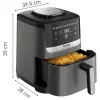 Tefal Easy Fry Silence EY551HE0 fritüür Üksik 5 L Eraldiseisev kuumaõhufritüür Must, Hall, Roostevaba teras