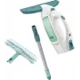 Leifheit Window Vacuum Glass Cleaner Dry&Clean with Handle & Wiping Brush 51003