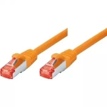 Tecline exertis Connect - ühenduskaabel - RJ-45 (M) kuni RJ-45 (M) - 5 m - SSTP-kaabel - CAT 6 - halogeenivaba - oranž (71505A)