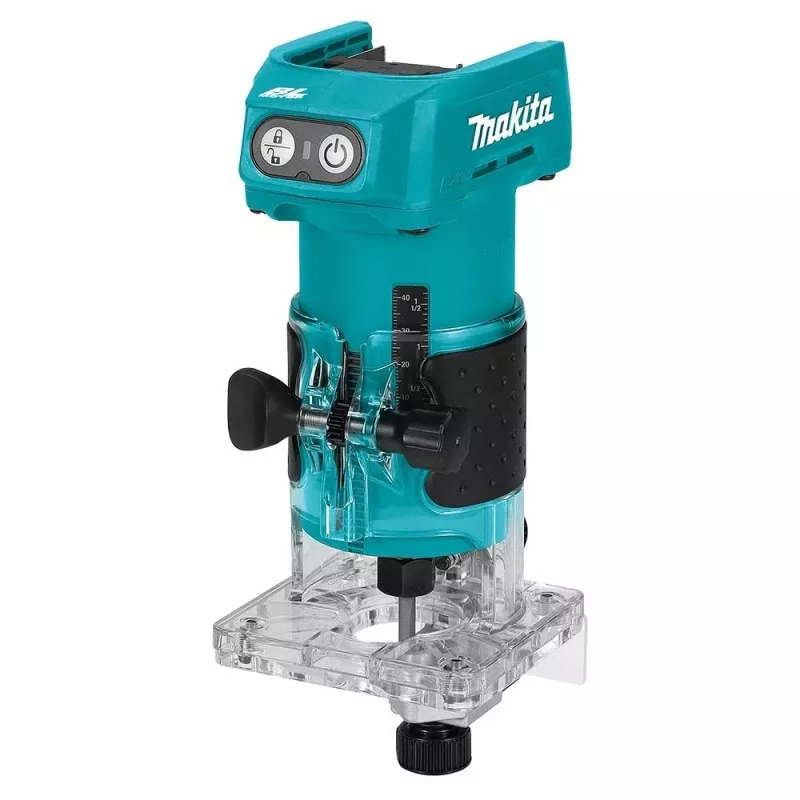 DRT52Z Makita 18V LXT juhtmeta harjadeta 1/4-tolline profiilfrees - paljas seade