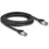DeLOCK RJ45 Cat.6A U/FTP võrgukaabel 3m must