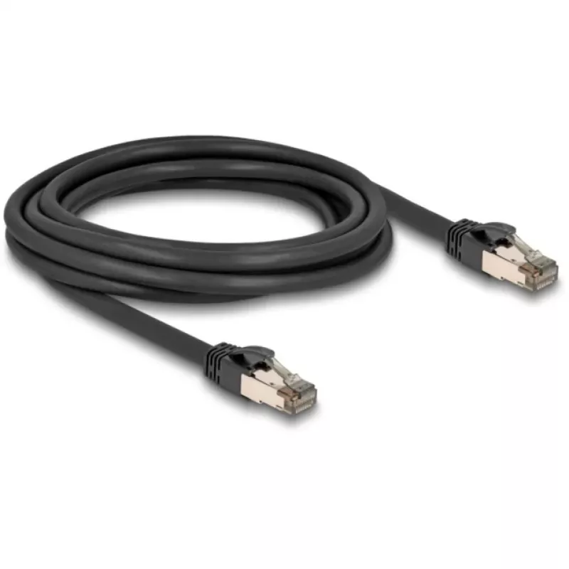 DeLOCK RJ45 Cat.6A U/FTP võrgukaabel 3m must