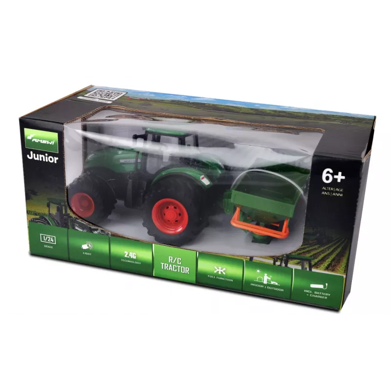 Traktor Amewi 22639 elektrimootor 1:24 vanusele 6+