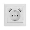 Pistikupesa 2 x USB + CEE 7/3 DeLOCK 11473