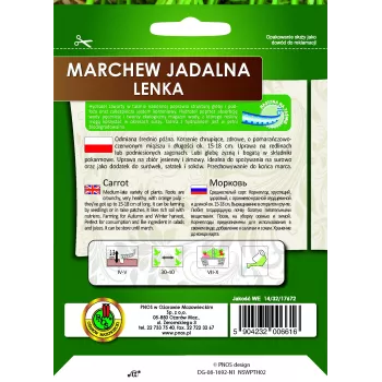 Seemnelint Apte Marchew LENKA 6 m — porgandiseemnete riba külvamiseks
