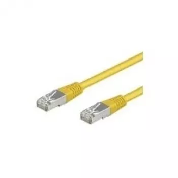 Wentronic Goobay CAT 5e paigalduskaabel, SF/UTP, kollane, 1 m - CCA vasksegu (68065)