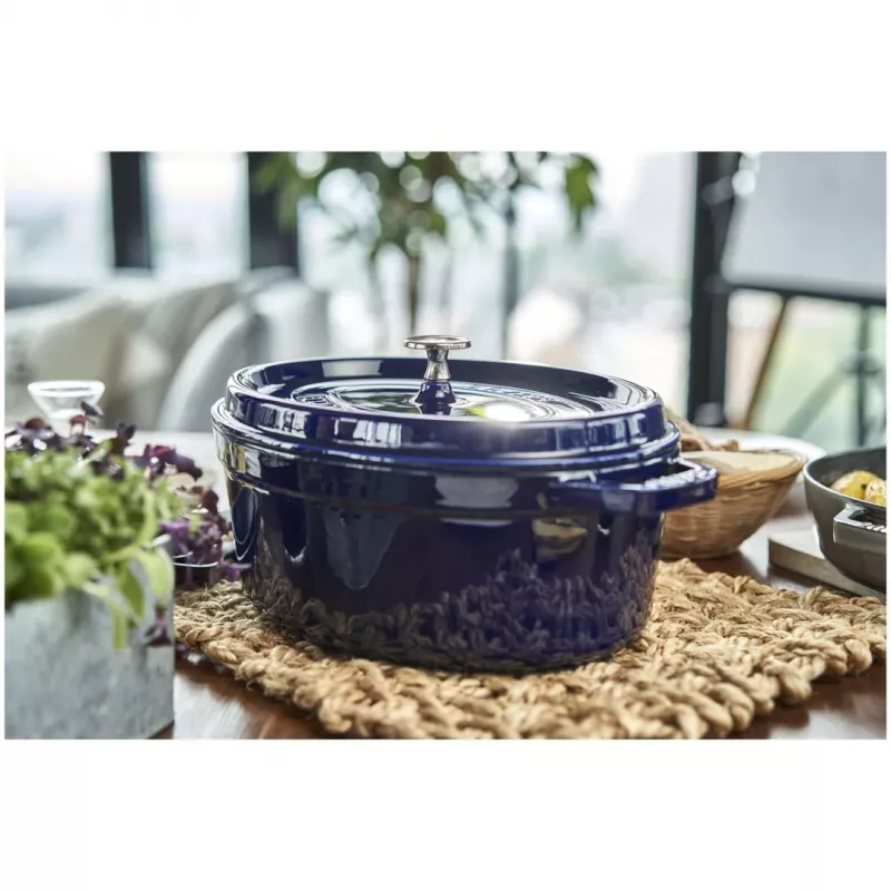 Malmist kookotipott Staub 4,25 L, 29 cm, sinine