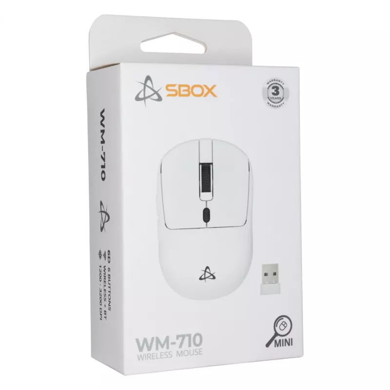 Hiir SBOX WM-710 valge juhtmevaba liides