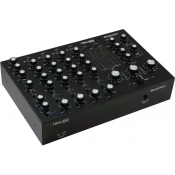 4-kanaliline pöördnuppudega mikser Omnitronic TRM-422 koos USB ja FX sendiga