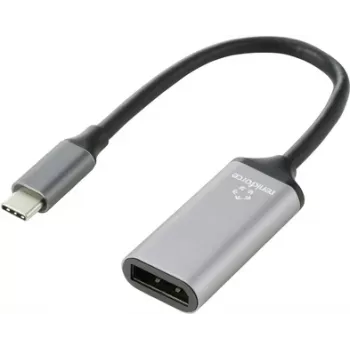 Renkforce RF-5397866 Videokaabel-adapter 0,15 m DisplayPort USB-C Must - Hõbedane (RF-5397866)