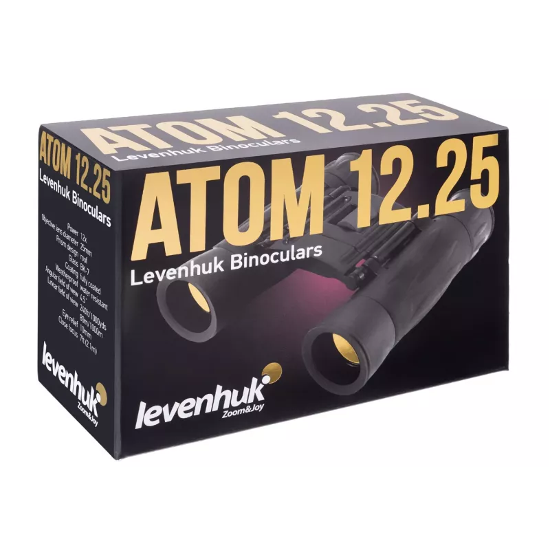 Levenhuk Atom 12x25 binokkel Katuse Must