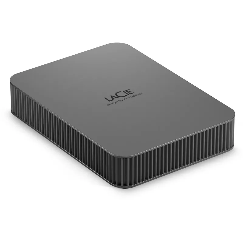 LaCie Mobile Drive Secure 5TB kaasaskantav väline kõvaketas 2,5 tolli Mac & PC Space Grey andmete taastamise teenusega (STLR5000400)
